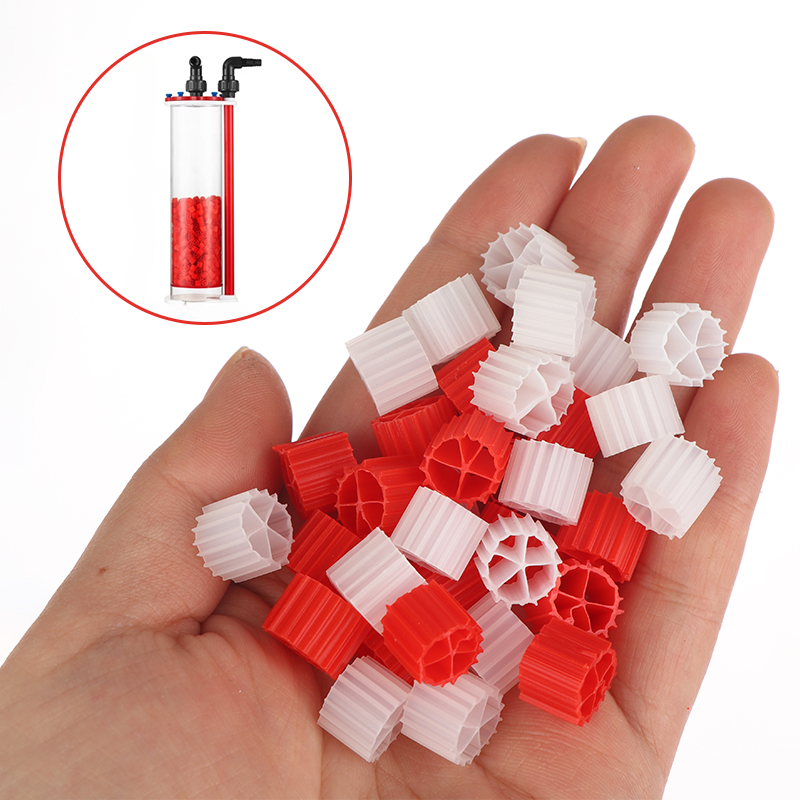 Marine Aquarium Bacteria - وسائط ترشيح حيوية Wihte Red K1،