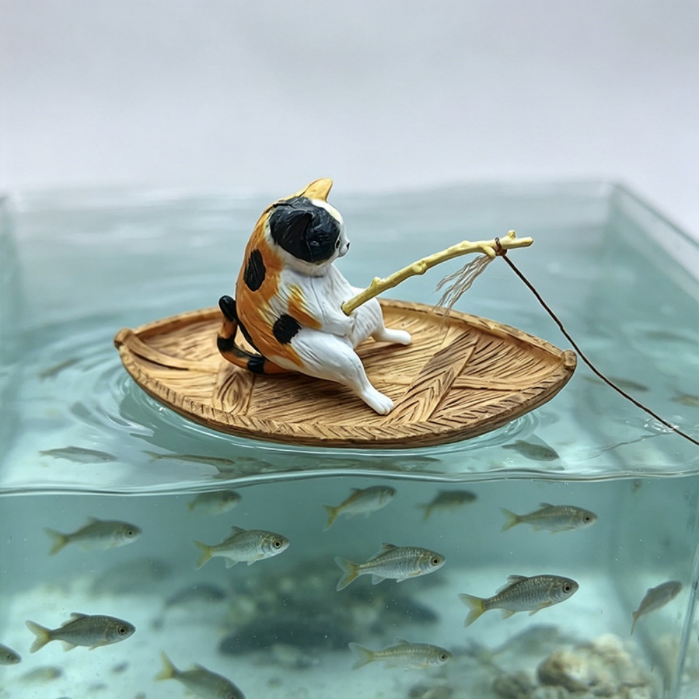 Aquarium Marina - زينة حوض السمك على شكل قارب