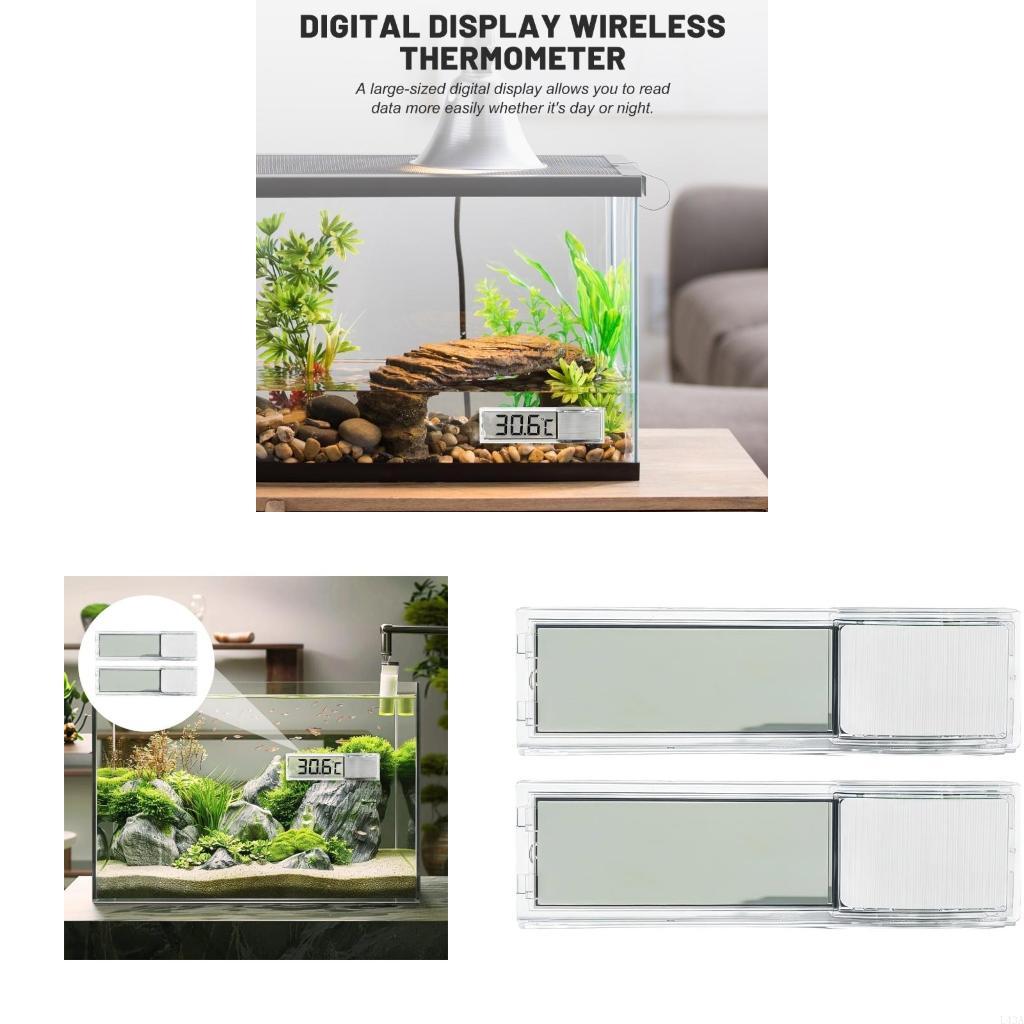 L43A 2 قطعة موازين الحرارة لخز - مراجعة Marine Aquarium Temperature وسعره