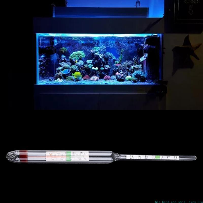 مقياس كثافة الماء الزجاجي لأحو - مراجعة Marine Aquarium Temperature وسعره