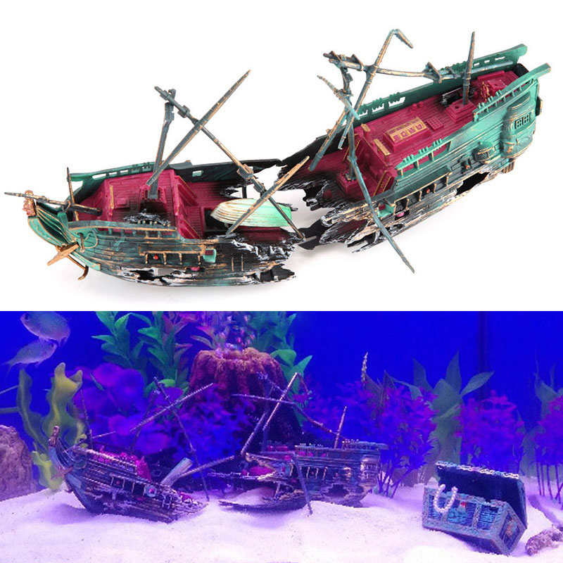 زخرفة حوض السمك الاصطناعي ، دي - مراجعة Aquarium Marina وسعره