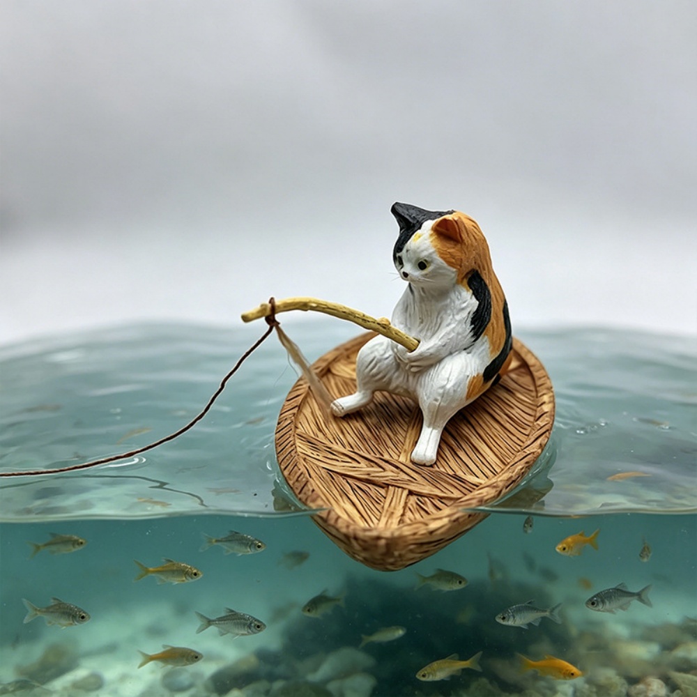 زينة حوض السمك على شكل قارب صي - مراجعة Aquarium Marina وسعره