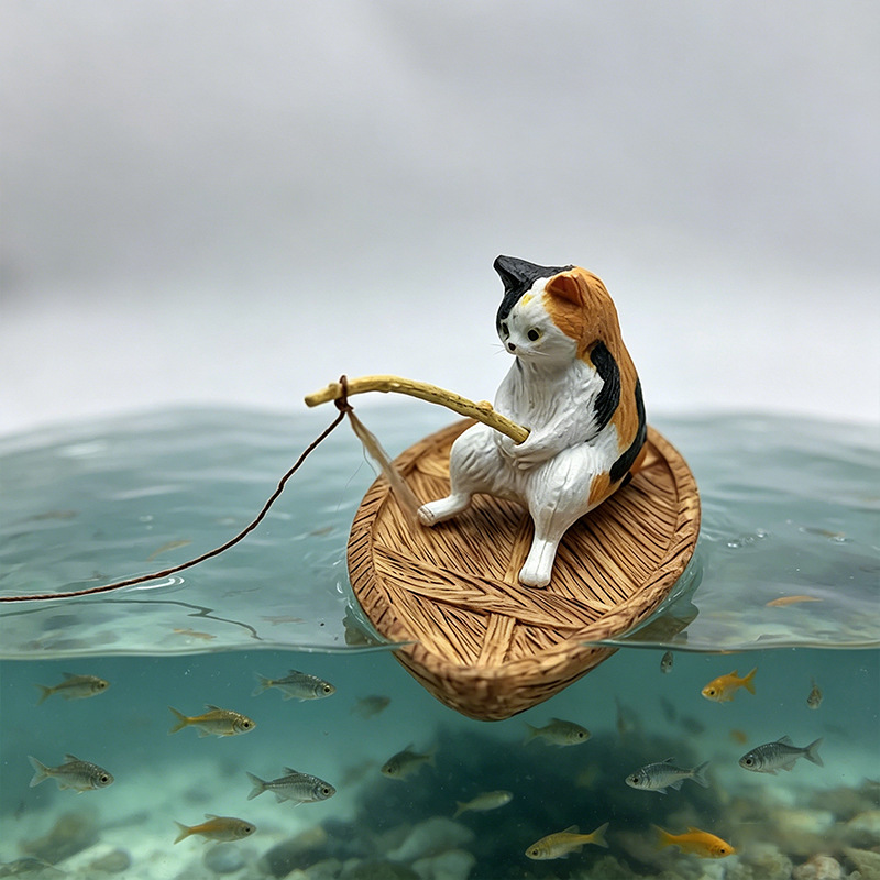 زينة حوض السمك على شكل قارب صي - مراجعة Aquarium Marina وسعره